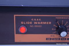 C.S&E CLINICAL SCIENTIFIC EQUIPMENT SLIDE WARMER NO. 26020