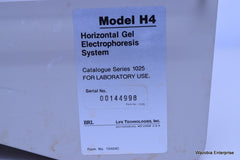 GIBCO BRL LIFE TECHNOLOGIES MODEL H4 HORIZONTAL GEL ELECTROPHORESIS SYSTEM