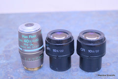 NIKON ECLIPSE TE200 INVERTED MICROSCOPE 40X ELWD PLAN FLOUR 10X 20X