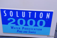 SOLUTION 2000 WATER PURIFICATION PURE AND SIMPLE 2001 BU