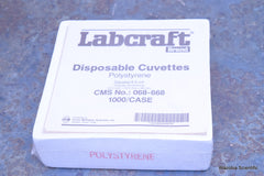 LABCRAFT DISPOSABLE CUVETTES POLYSTYRENE CMS 068-668 SQUARE 4.5 ML 100/PK