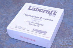 LABCRAFT DISPOSABLE CUVETTES POLYSTYRENE CMS 068-668 SQUARE 4.5 ML 100/PK