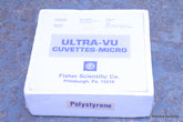 FISHER SCIENTIFIC ULTRA-VU CUVETTES-MICRO 14-385-991F 100 PCS