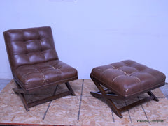 MARSTON CHAIR WITH OTTOMAN