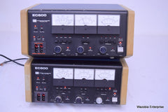 LOT OF 2 E-C APPARATUS ELECTROPHORESIS MODEL EC-600 POWER SUPPLY