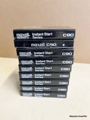 9 MAWELL C90 P/I CASSETTE LOW NOISE/HIGH OUTPUT