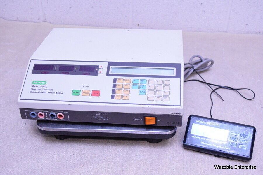 BIO-RAD MODEL 3000XI COMPUTER CONTROLLED ELECTROPHORESIS POWER SUPPLY 3000XI