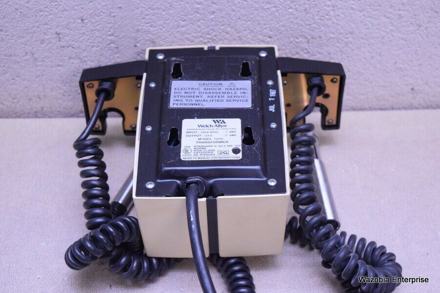 WELCH ALLYN TRANSFORMER MODEL 74710 OTOSCOPE