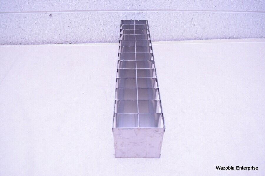 STAINLESS STEEL LABORATORY CRYO STORAGE FREEZER RACK CRYOGENIC 5 ½ x 5 ...