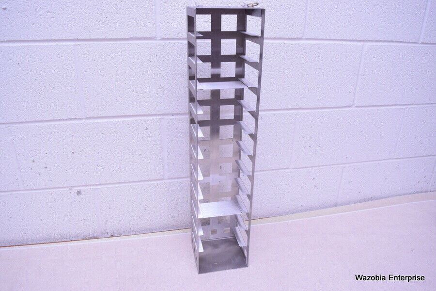 Cryogenic Rack Cart STAINLESS STEEL LABORATORY CRYO STORAGE FREEZER RACK CRYOGENIC 5 ½x 5 ...