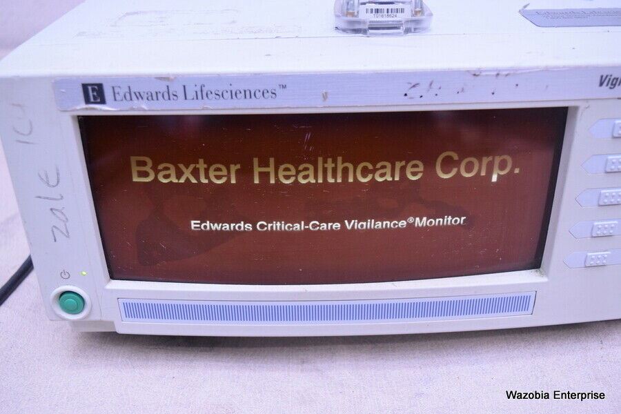 BAXTER EDWARDS LIFESCIENCE VIGILANCE MONITOR  MODEL VGS