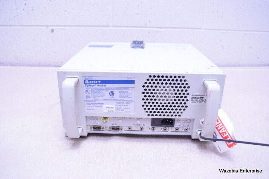 BAXTER EDWARDS LIFESCIENCE VIGILANCE MONITOR  MODEL VGS