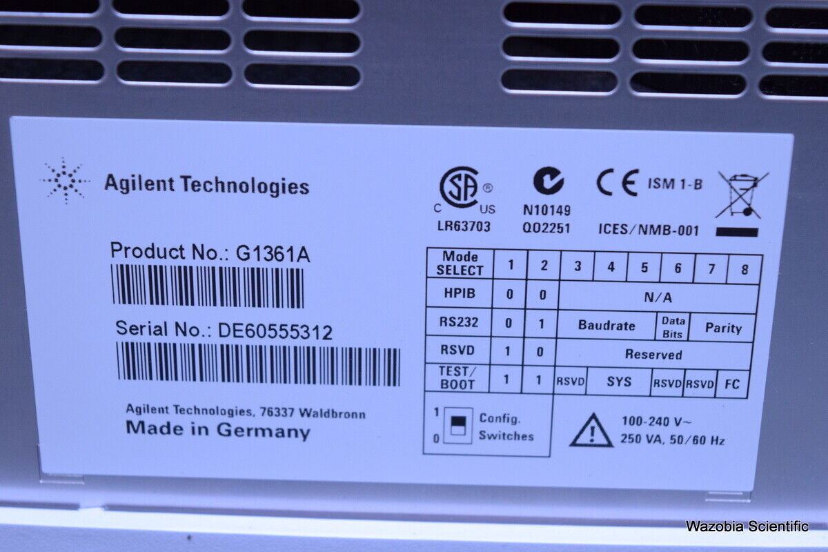 AGILENT 1200 SERIES G1361A PREPARATIVE PREP PUMP HPLC  CHROMATOGRAPHY