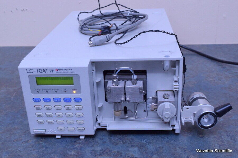 SHIMADZU LIQUID CHROMATOGRAPH HPLC SYSTEM LC-10AT VP SPD-10A SCL-10A CTO-10A DGU