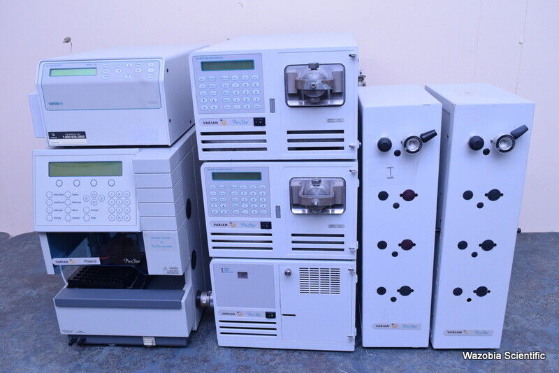 VARIAN PROSTAR HPLC SYSTEM PUMP 210 325 DETECTOR 0205-9074 920 AUTOSAMPLER