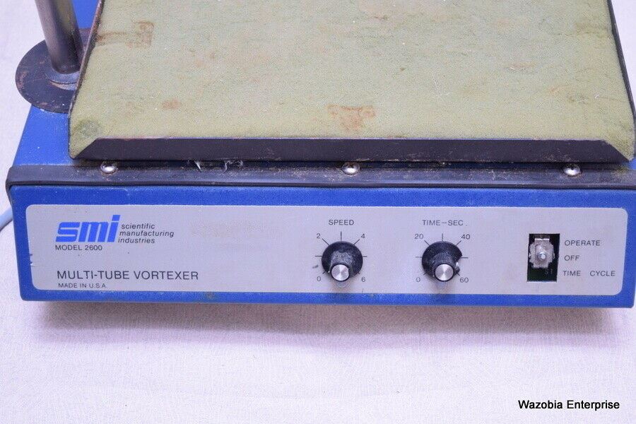 SMI MODEL 2600 MULTI TUBE VORTEXER MIXER SHAKER