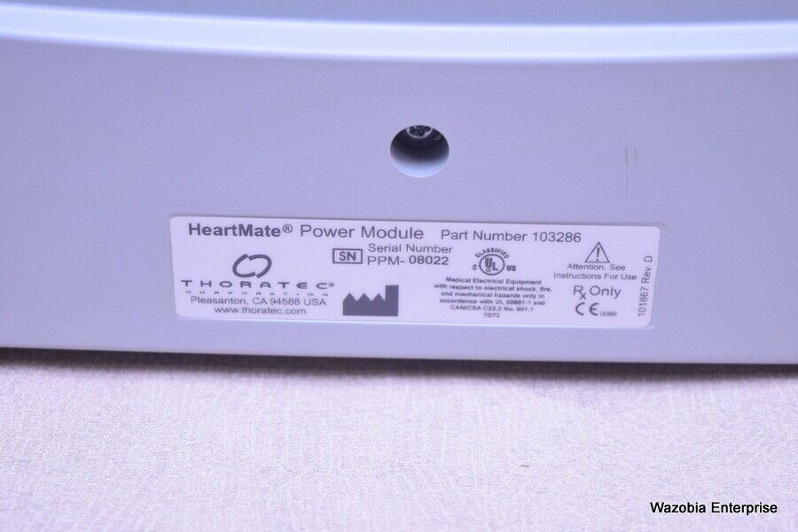 THORATEC HEARTMATE POWER MODULE  MODEL 103286