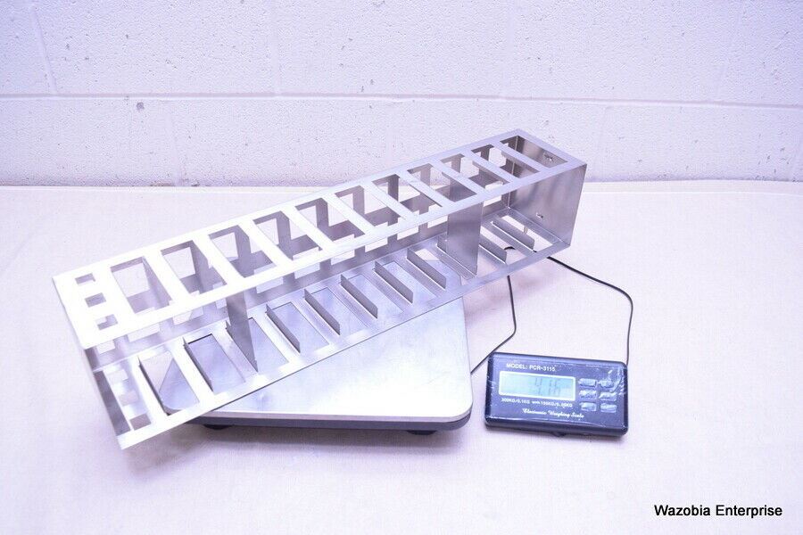 Cryogenic Rack Cart STAINLESS STEEL LABORATORY CRYO STORAGE FREEZER RACK CRYOGENIC 5 ½ x 5 ...