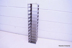 STAINLESS STEEL LABORATORY CRYO STORAGE FREEZER RACK CRYOGENIC 5 ½ x5 ¾ x26 ½