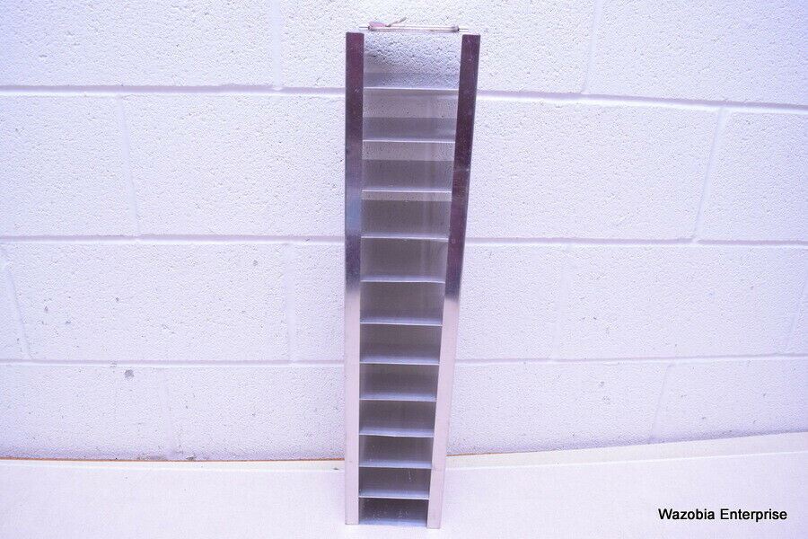 STAINLESS STEEL LABORATORY CRYO STORAGE FREEZER RACK CRYOGENIC 5 ½ x5 ¾ x26 ½