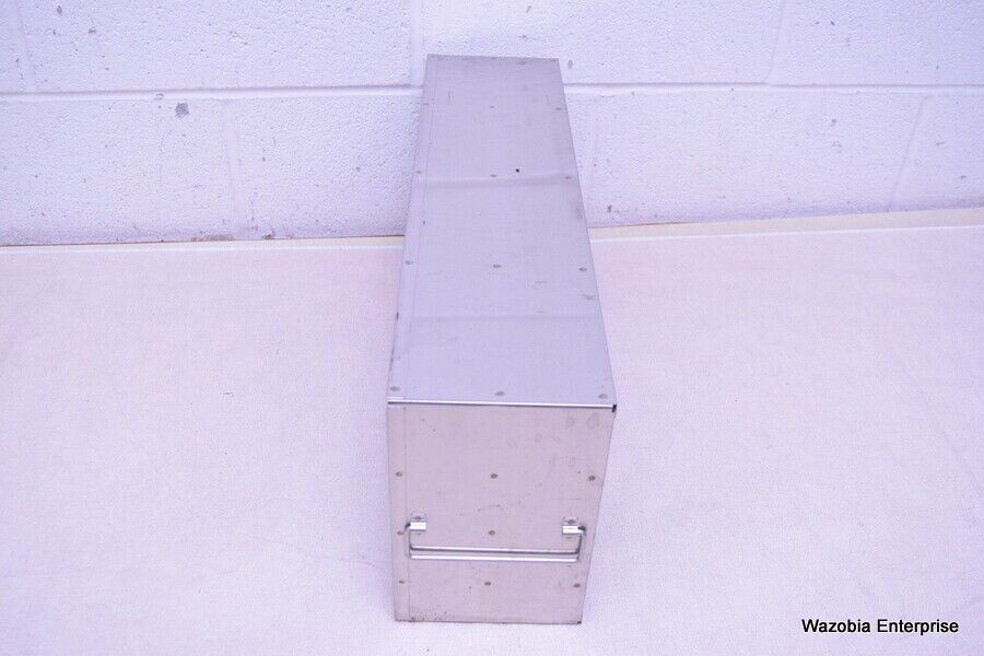 STAINLESS STEEL LABORATORY CRYO STORAGE FREEZER RACK CRYOGENIC 21¾ x 5⅝ x 9