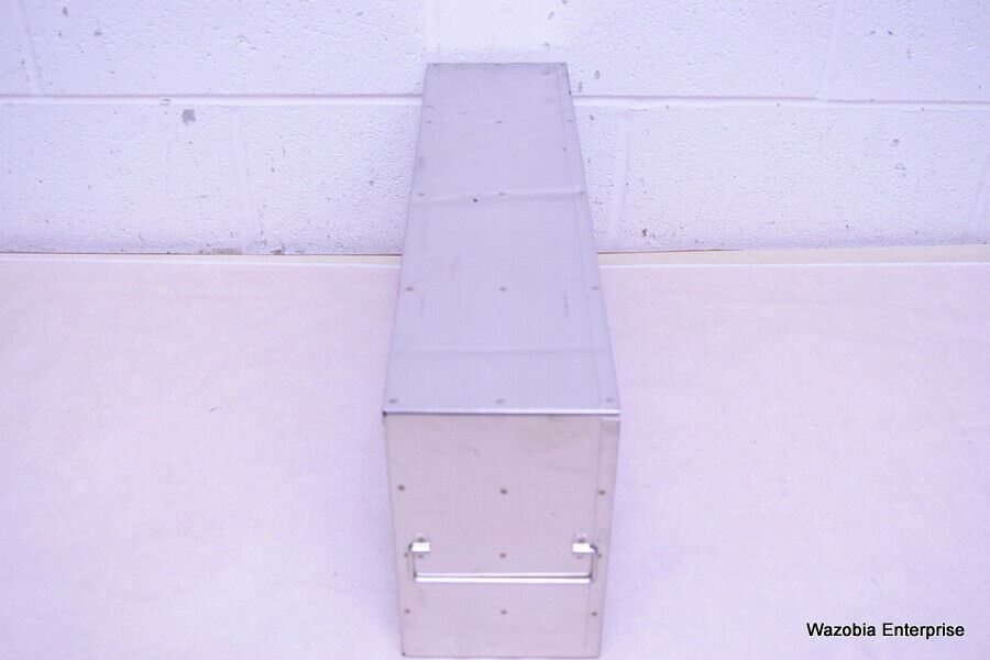 STAINLESS STEEL LABORATORY CRYO STORAGE FREEZER RACK CRYOGENIC 21¾ x 5⅝ x 9