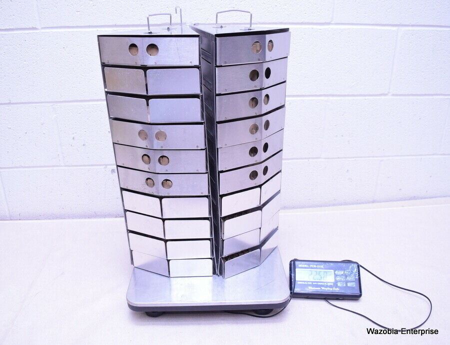 Cryogenic Rack Cart STAINLESS STEEL LABORATORY CRYO STORAGE FREEZER RACK CRYOGENIC 8¼ x 9¼ ...