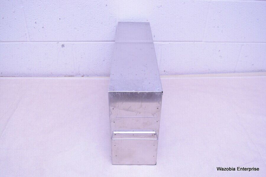 STAINLESS STEEL LABORATORY CRYO STORAGE FREEZER RACK CRYOGENIC 21½ X 5½ x 11