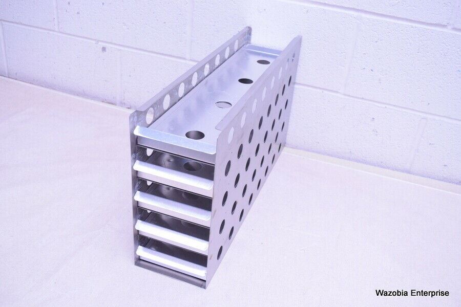 Cryogenic Rack Cart STAINLESS STEEL LABORATORY CRYO STORAGE FREEZER RACK CRYOGENIC 5⅝ X 22 ...