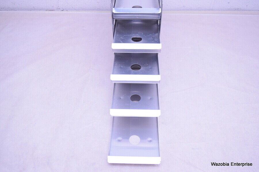 STAINLESS STEEL LABORATORY CRYO STORAGE FREEZER RACK CRYOGENIC 5⅝ X 22 x 12