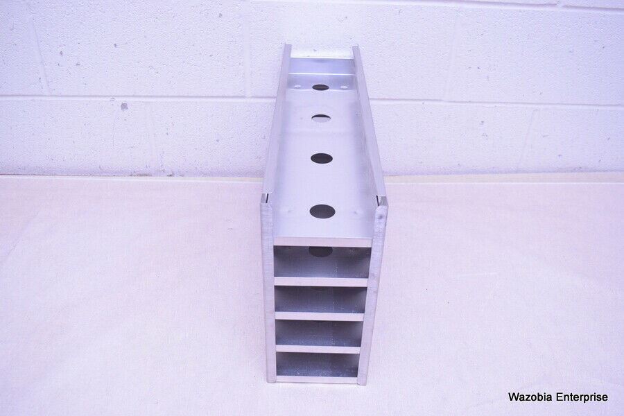 STAINLESS STEEL LABORATORY CRYO STORAGE FREEZER RACK CRYOGENIC 5⅝ X 22 x 12