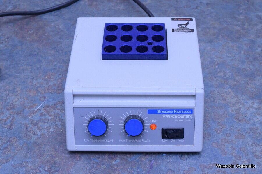 VWR SCIENTIFIC PRODUCTS STANDARD HEATBLOCK DRY BATH INCUBATOR CAT. NO. 13259-030