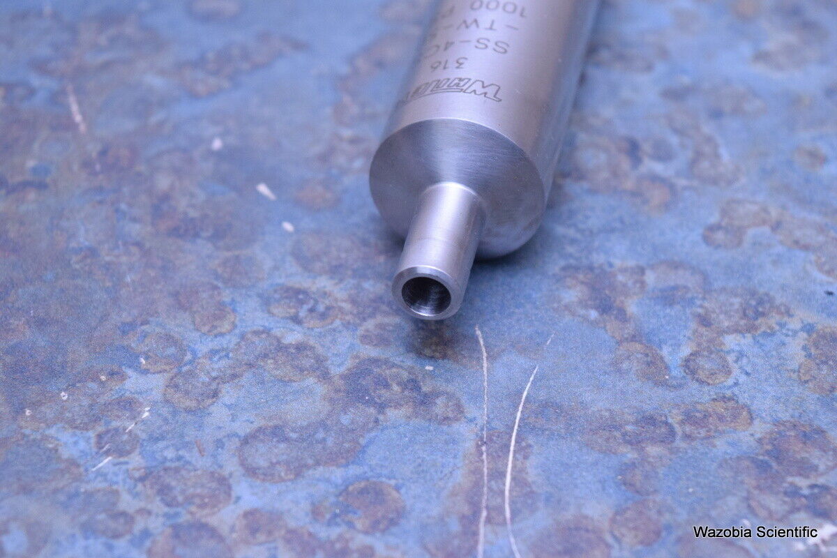 SWAGELOK WHITEY 316 SS-4CS-TW-50 1000 PSI SAMPLE CYCLINDER