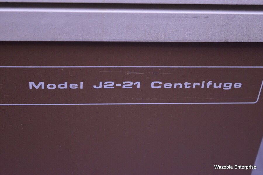 BECKMAN J2-21 CENTRIFUGE WITH  NO ROTOR