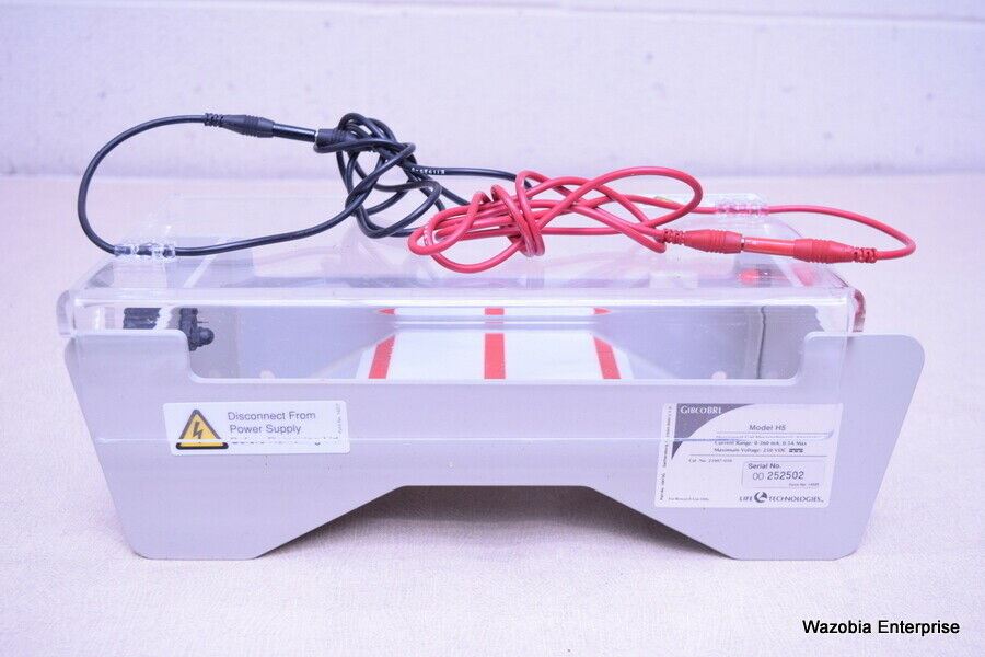 LIFE TECHNOLOGIES GIBCO BRL MODEL H5 HORIZONTAL GEL ELECTROPHORESIS APPARATUS