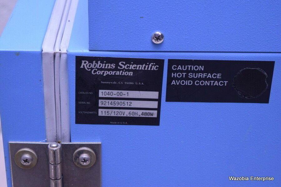 ROBBINS SCIENTIFIC HYBRIDIZATION INCUBATOR MODEL 310