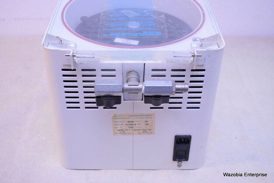 ISS-ENPROTECH UNIVAPO 100H CONCENTRATOR HEATER CENTRIFUGE