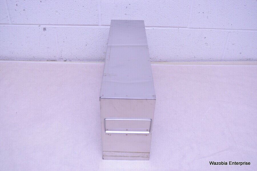 STAINLESS STEEL LABORATORY CRYO STORAGE FREEZER RACK CRYOGENIC 21½ x 5½  x 9¼