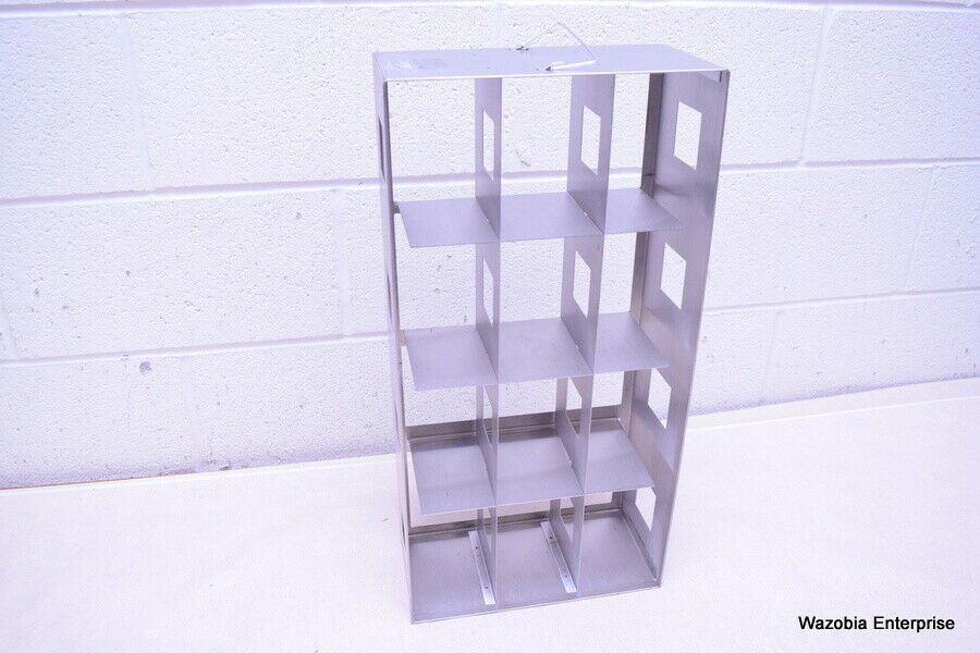 Cryogenic Rack Cart STAINLESS STEEL LABORATORY CRYO STORAGE FREEZER RACK CRYOGENIC 10⅞ X 5 ...