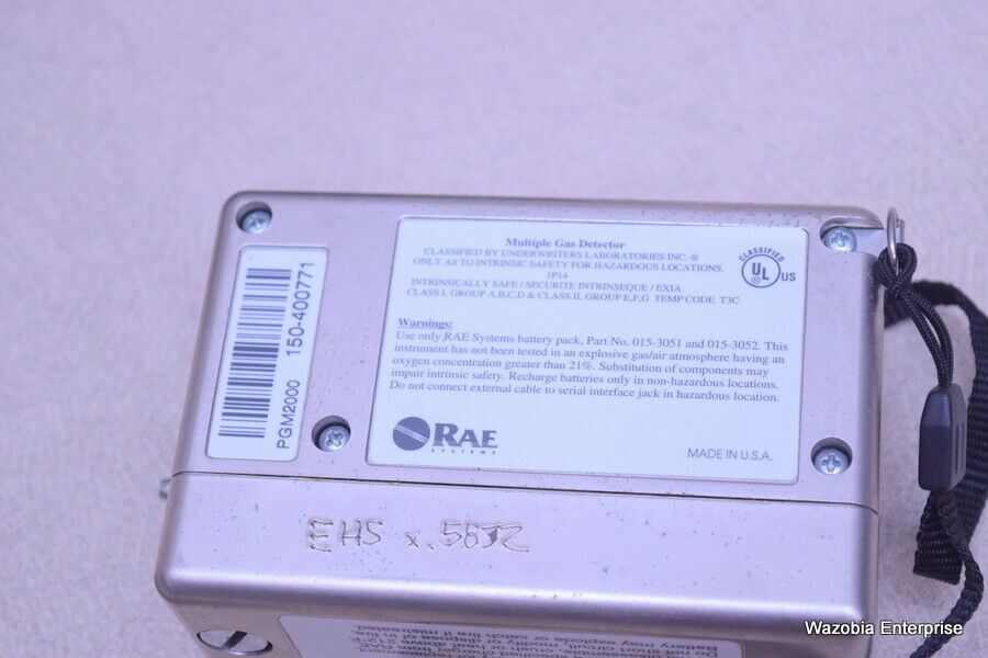 RAE QRAE+ PMG2000 MULTIPLE GAS DETECTOR
