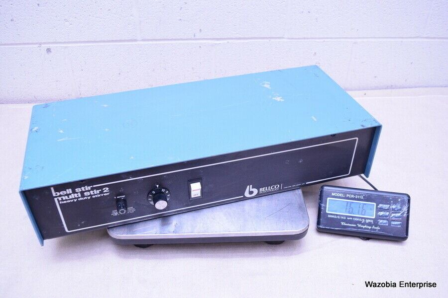 BELLCO BIOTECHNOLOGY BELL STIR MULTI STIR 2 HEAVY DUTY STIRRER CAT NO 7760-00102