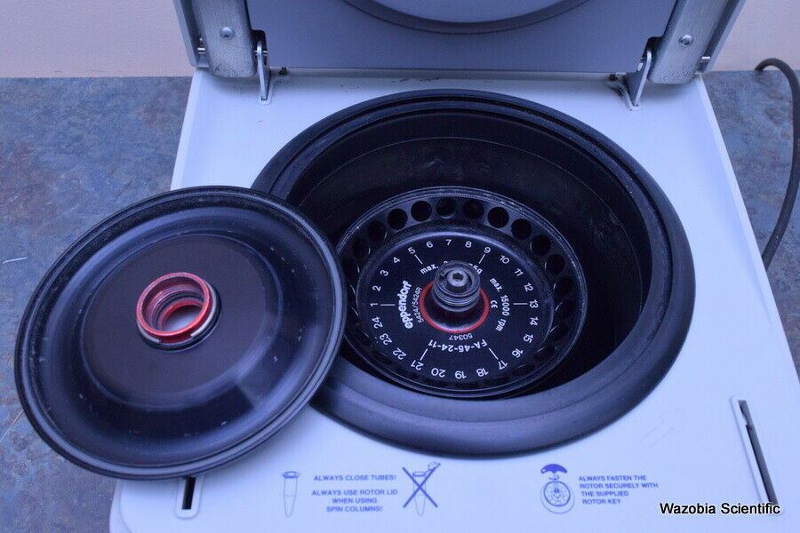 EPPENDORF REFRIGERATED CENTRIFUGE 5424 R WITH FA-45-24-11 ROTOR