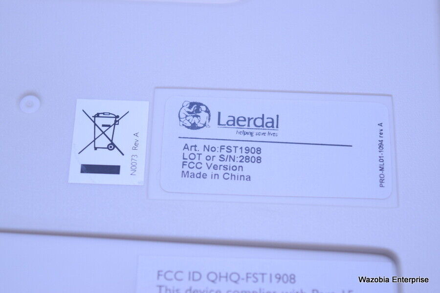 LAERDAL VITALSIM VITAL SIGNS SIMULATOR TRAINING FCC ID QHQ-FST 1909