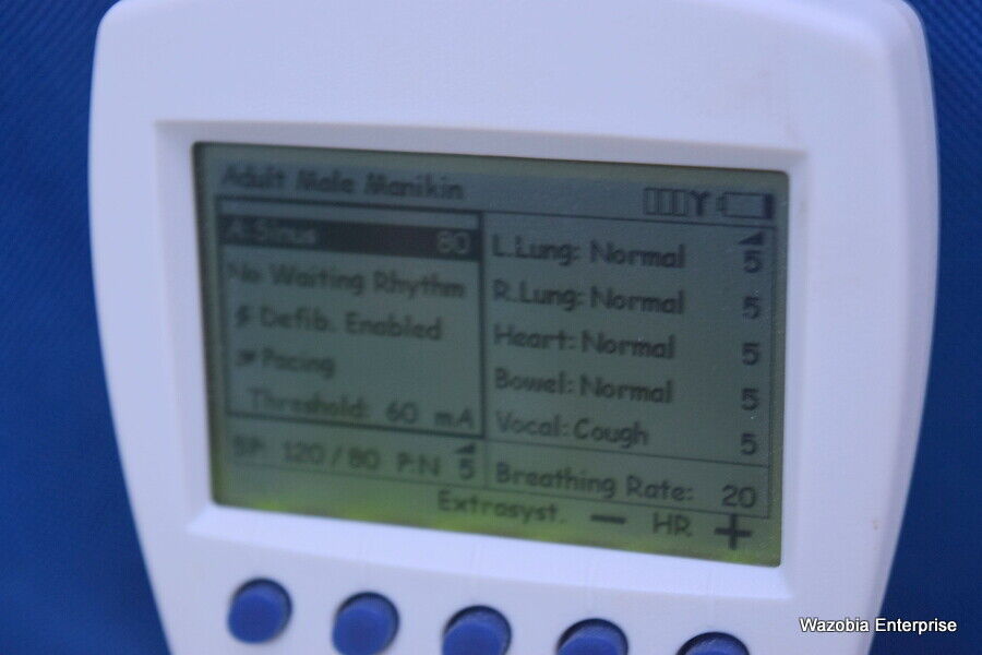 LAERDAL VITALSIM VITAL SIGNS SIMULATOR TRAINING FCC ID QHQ-FST 1909