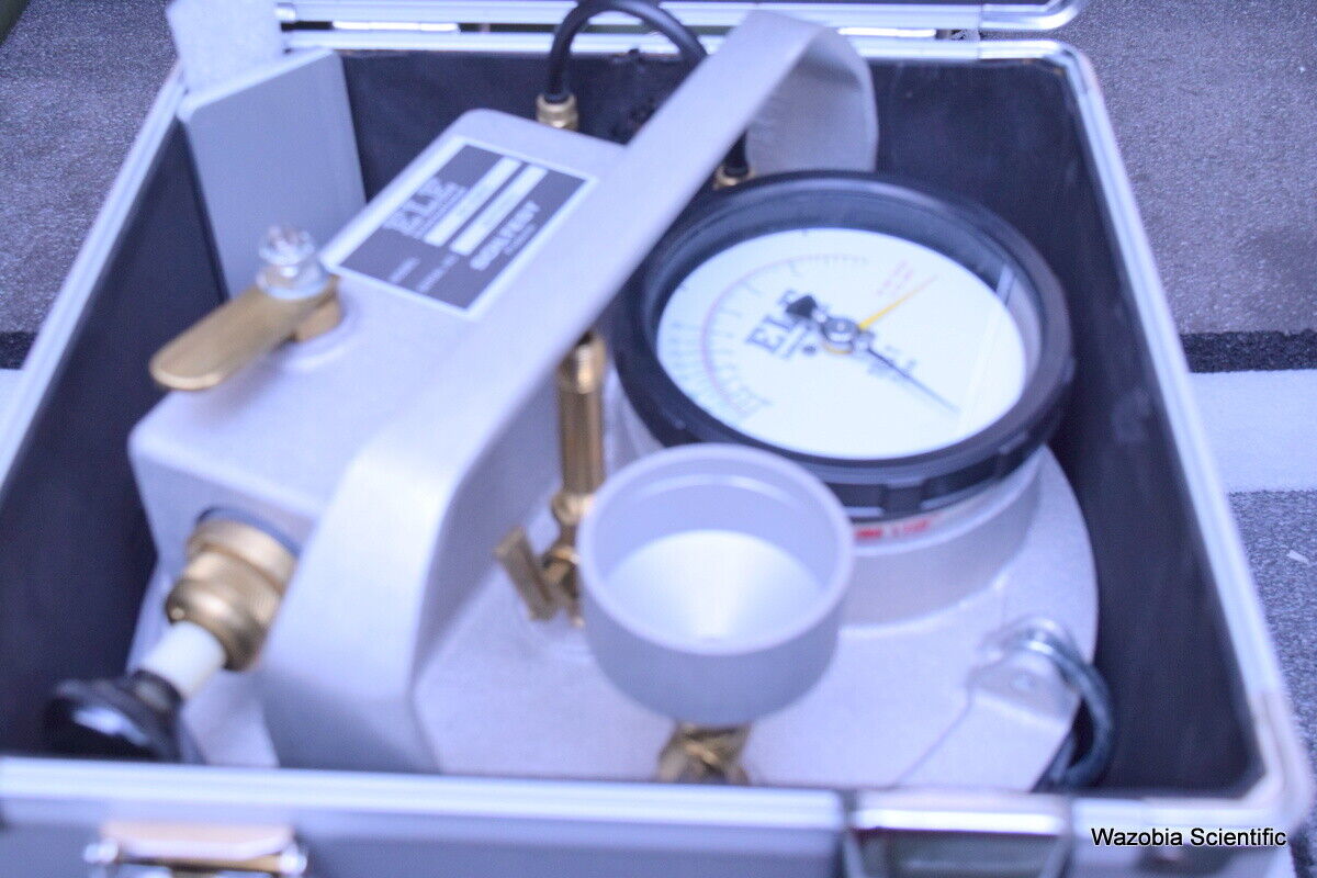 ELE INTERNATIONAL FIELD SOIL TEST 34-3265 PRESSURE METER & CONCRETE KIT HARDIGG