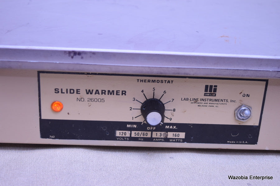 LAB LINE INSTRUMENT SLIDE WARMER NO 26005