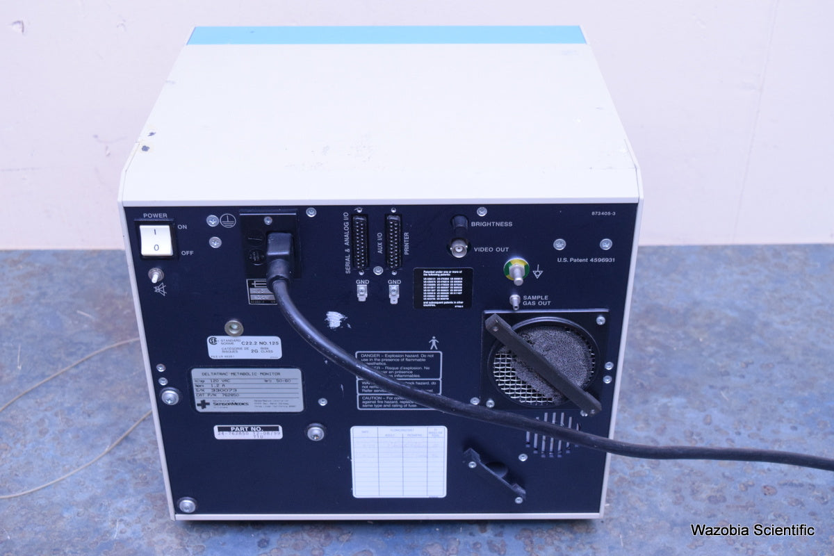 SENSORMEDICS DELTATRAC METABOLIC MONITOR 762850