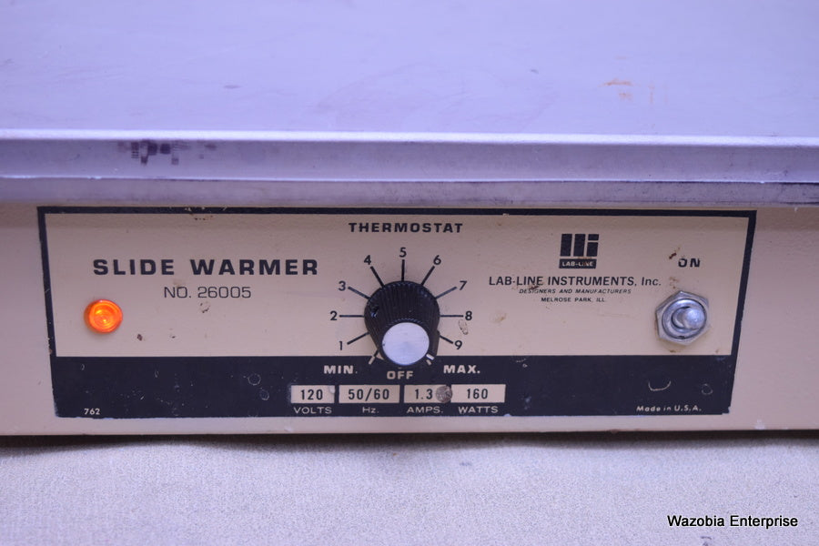 LAB LINE INSTRUMENT SLIDE WARMER NO 26005