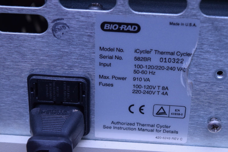 BIO-RAD ICYCLER PCR THERMAL CYCLER