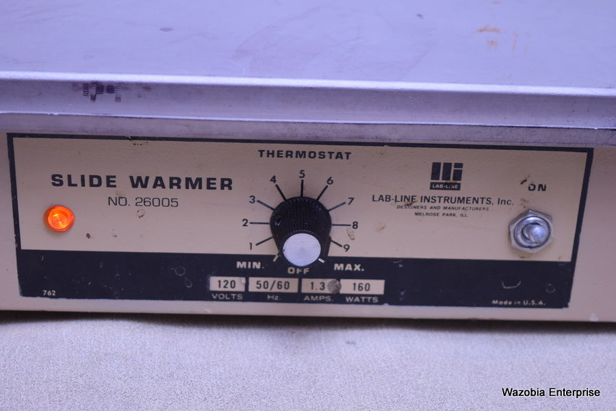 LAB LINE INSTRUMENT SLIDE WARMER NO 26005